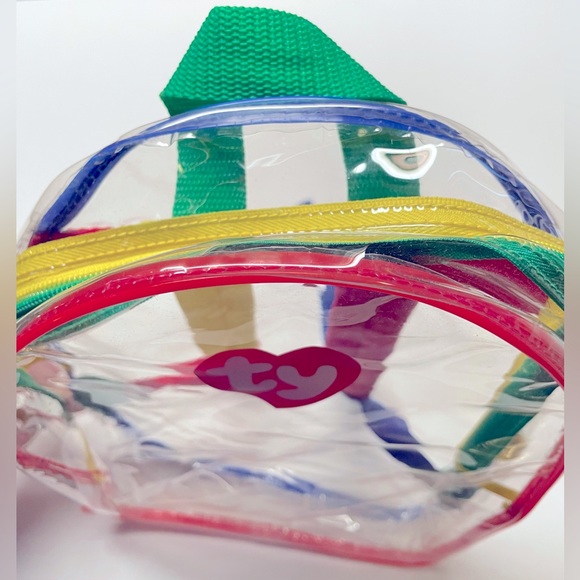 Ty Beanie Babies Clear Rainbow Backpack - Picture 6 of 6